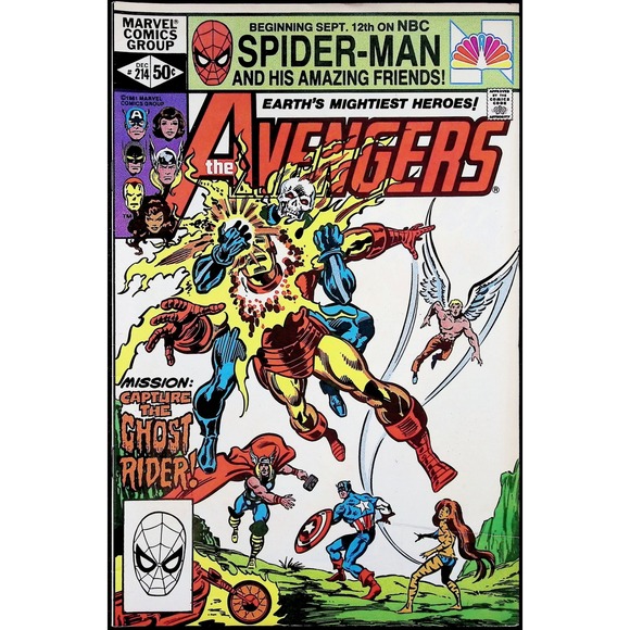 Marvel 4x Comic Lot The Avengers 214 281 292 294 Spider-Man Ghost Rider She-Hulk - Picture 2 of 9